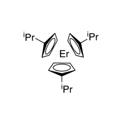 Tris(isopropylcyclopentadienyl)erbium Chemical Structure